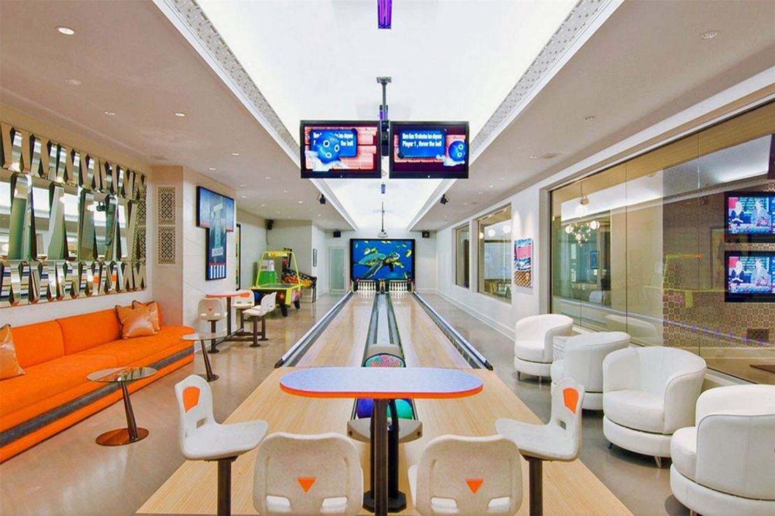 A bunker with bowling alley designed by SAFE. The company's Al Corbi said there is no appetite for utilitarian design in safe spaces amongst his high net worth clients and added that he's built underground escape tunnels that double as go-kart tracks.