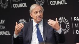 Ray Dalio, founder of Bridgewater Associates, speaks during a Paley Media Council event on May 22 in New York. The billionaire investor and hedge fund manager shared his insight on the trends shaping published a new book, "How Countries Go Broke: The Big Cycle," on June 3.