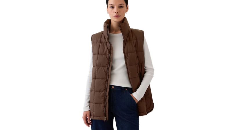 Fall puffer vest best sale