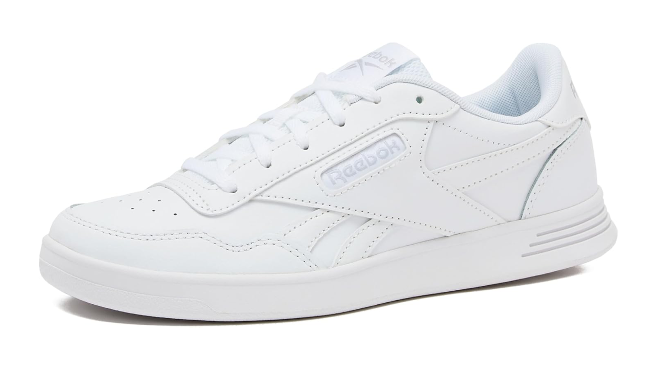 reebok womens low top sneakers white