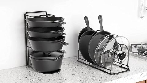 Reeqmont Heavy Duty Pot Rack Organizer