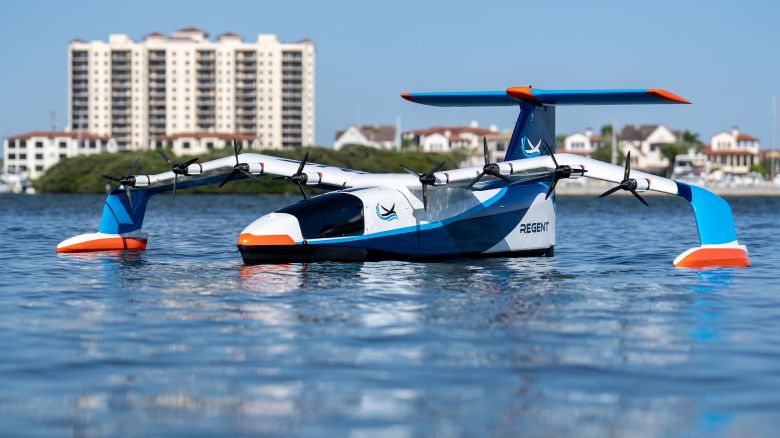 US company REGENT is developing “seagliders” -- a new type of electric boat-plane hybrid.<br />In 2022, the company tested a quarter-scale model of its Viceroy Seaglider, which the company says will carry 12 passengers with a 180-mile range.