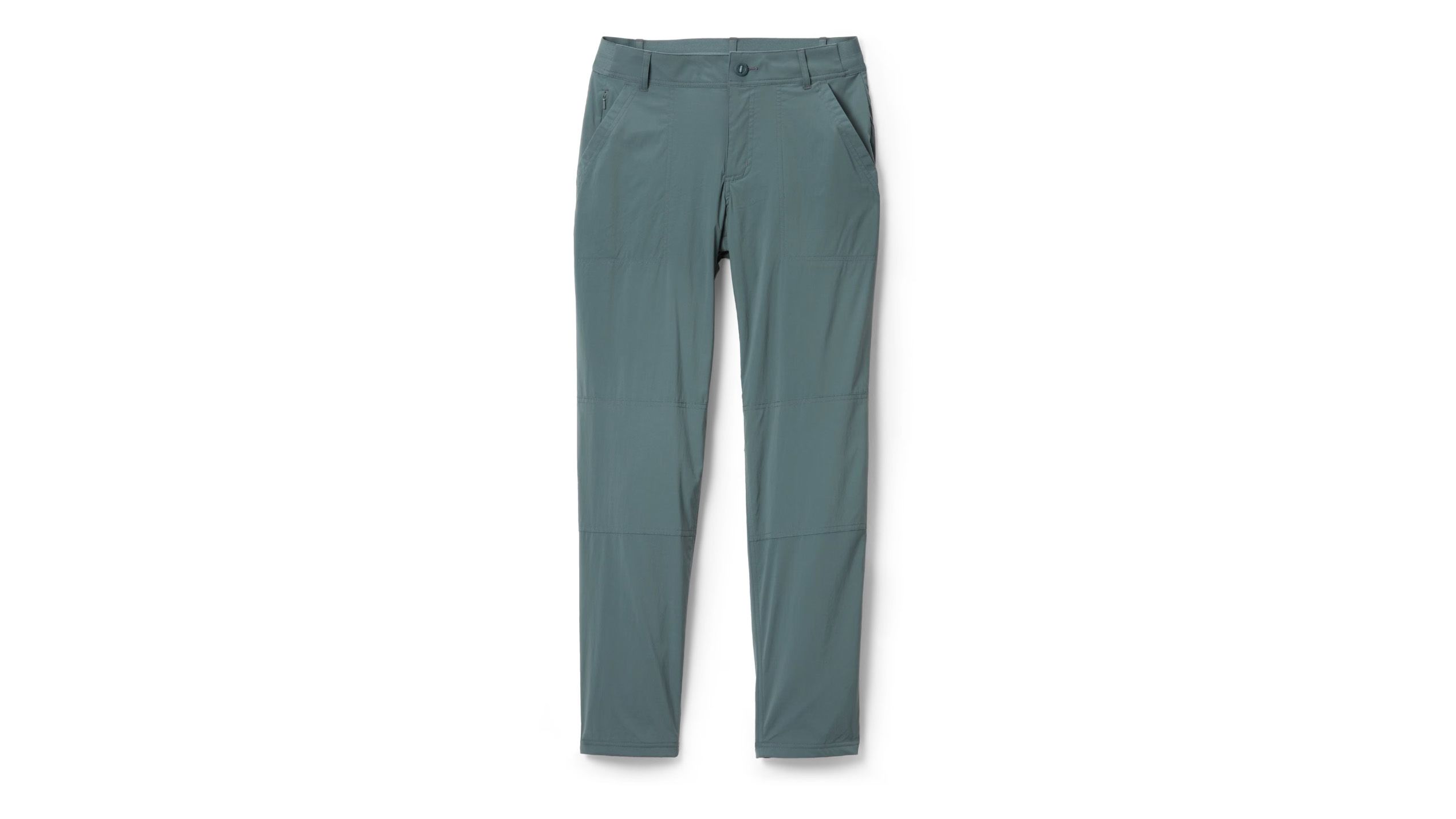 Land's End Women's Pull On Athletic Green Active 5 Pocket Pants Sz
