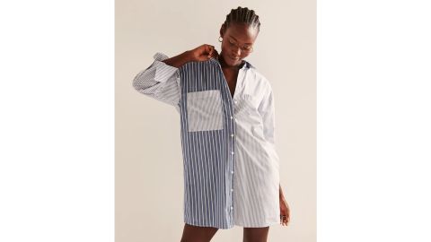 Abercrombie & Fitch Relaxed Poplin Shirt Dress