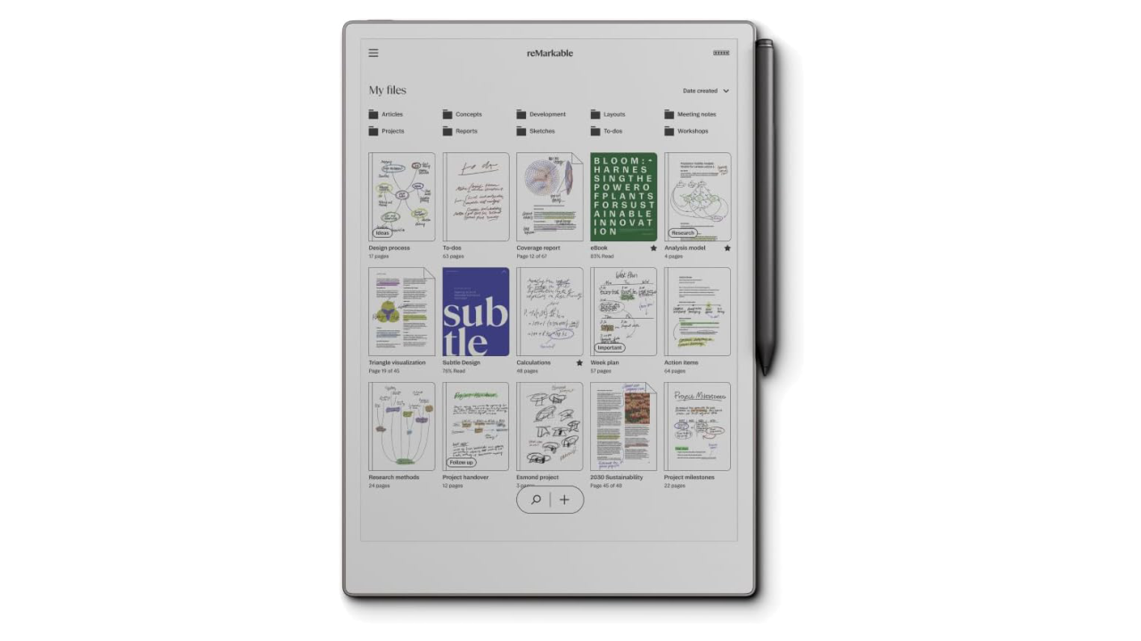 フルカラー電子ペーパー搭載手書きタブレット「reMarkable Paper