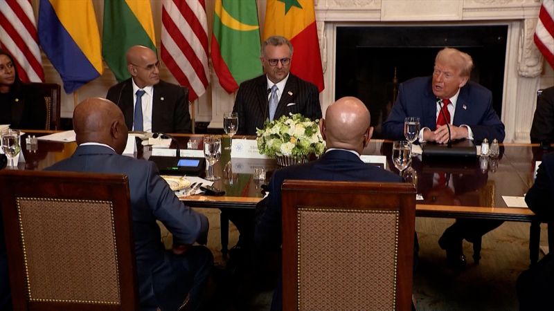This is how Liberians reacted to Trump’s surprise at the President’s English skills