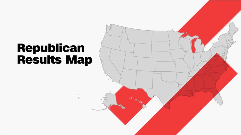 Republican Primaries Results Map 2024 Cnn Politics 