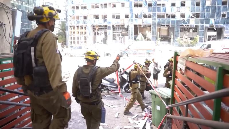 CNN follows Israeli rescue team into Tel Aviv high rise struck by Iranian missile
