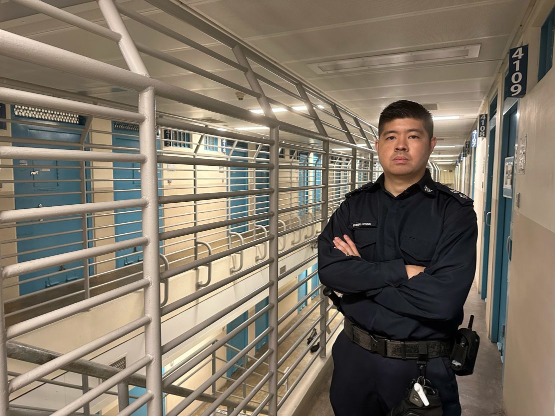 Reuben Leong is in charge of the maximum-security correctional unit at Changi Prison.