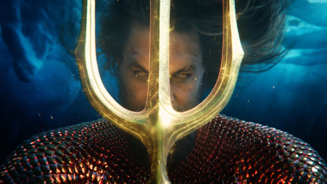Jason Momoa as Aquaman in “Aquaman and the Lost Kingdom."
