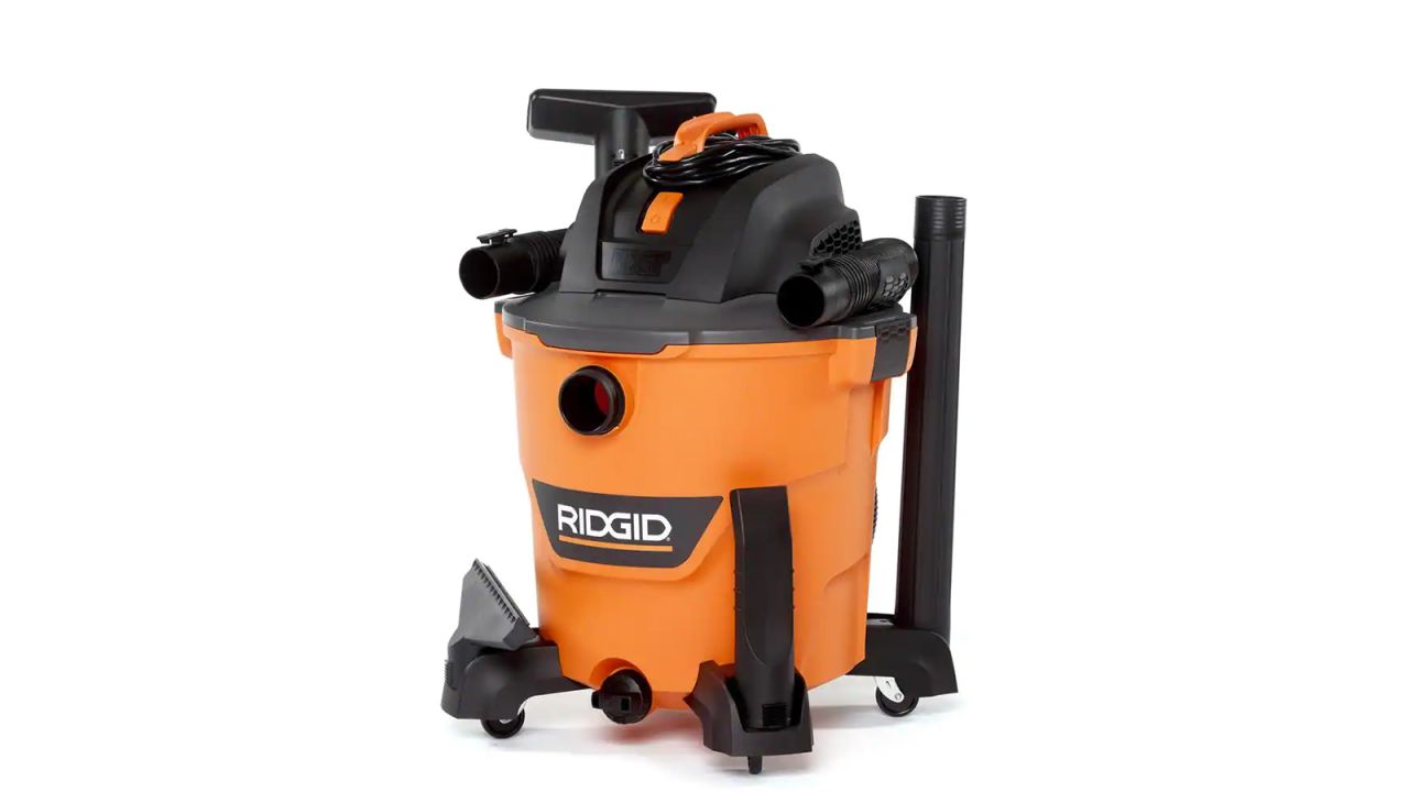 Ridgid 12 Gal. Wet/Dry Shop Vacuum with Filter, Hose and Accessories