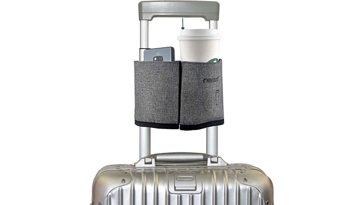 A photo of the Riemot luggage cup holder