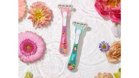 Rifle Paper Co. + Venus Strawberry Fields Disposable Razors.