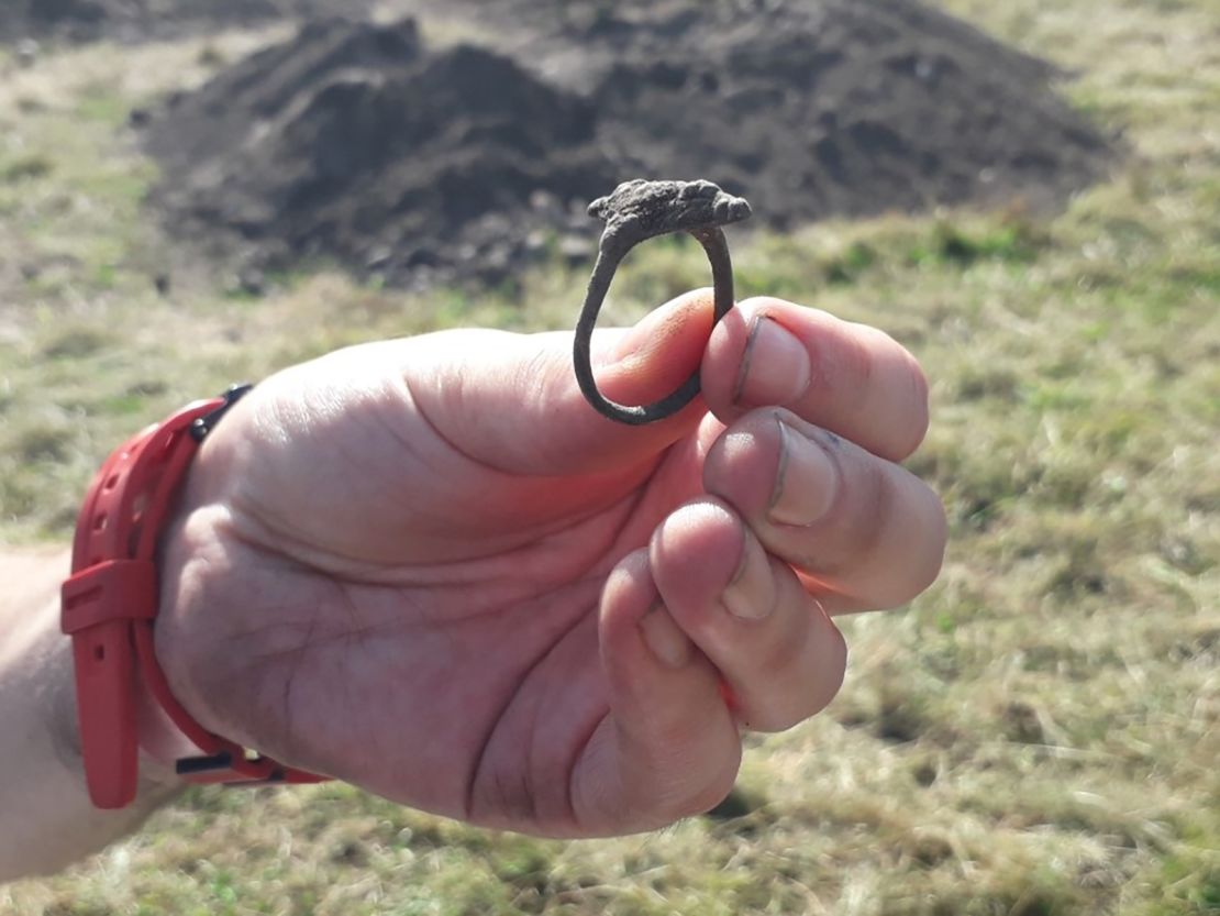 The discovery of the kite-shaped ring sheds more light on Pictish lives and society, scientists say.