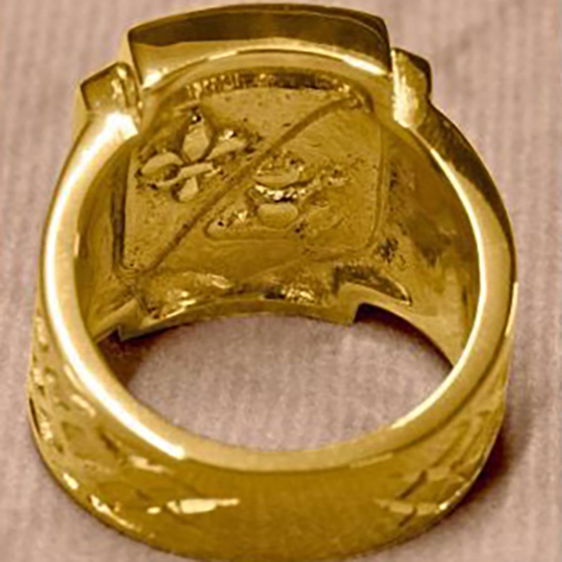 The “ring of the fisherman” was traditionally used to seal official documents, but is now ceremonial.