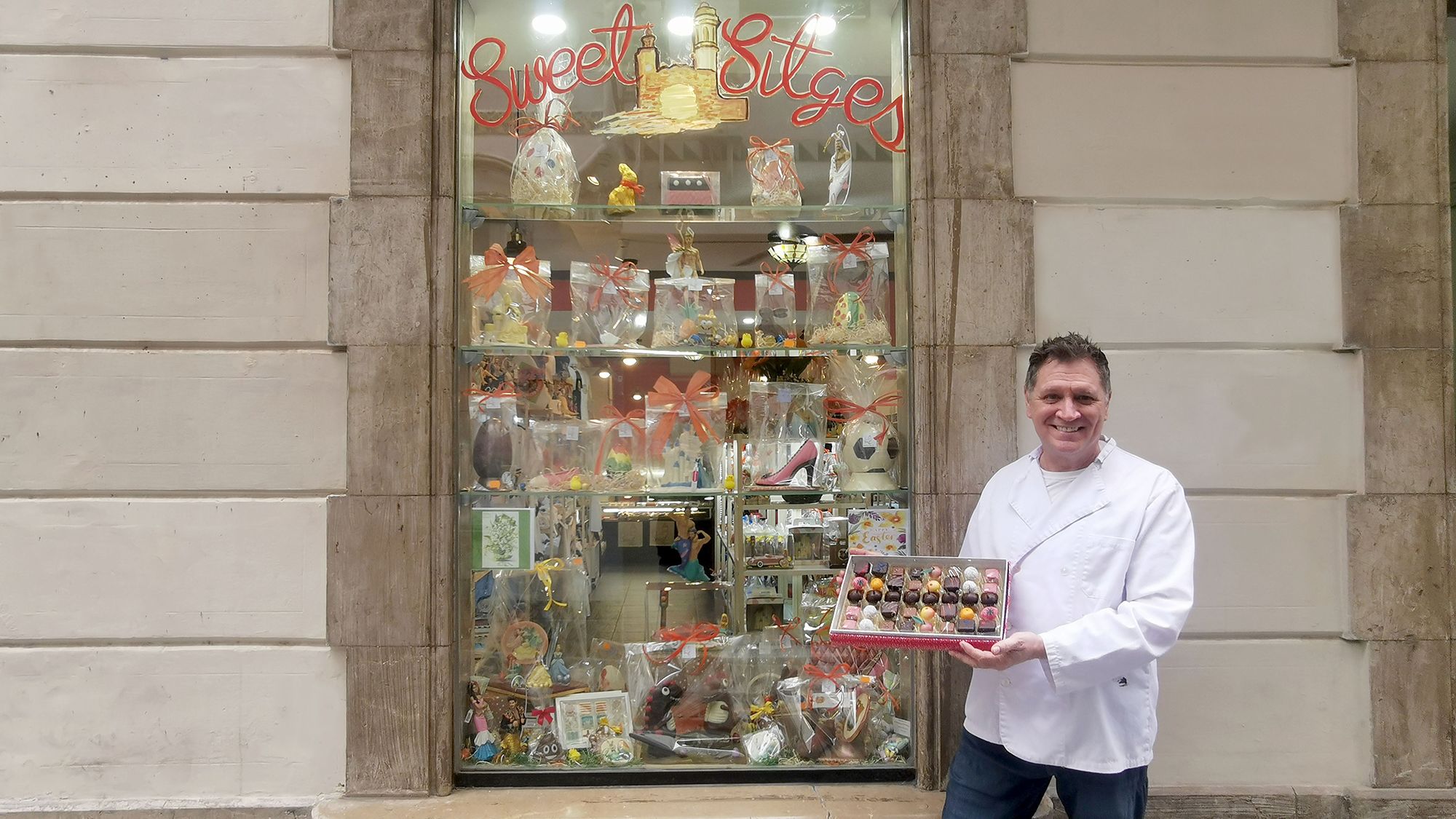 Robert Webber and his husband opened a chocolate shop in the Spanish town of Sitges.