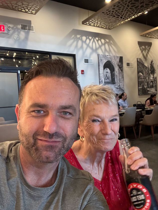 Rocky Tishma with his mother, Rhonda. Rocky said church leaders instructed him not to tell his parents or friends about his conversion therapy sessions. It would be decades until he broke that silence.
