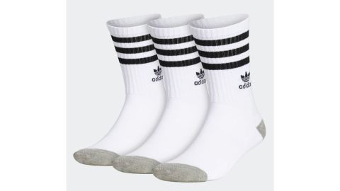 Roller crew socks three pairs