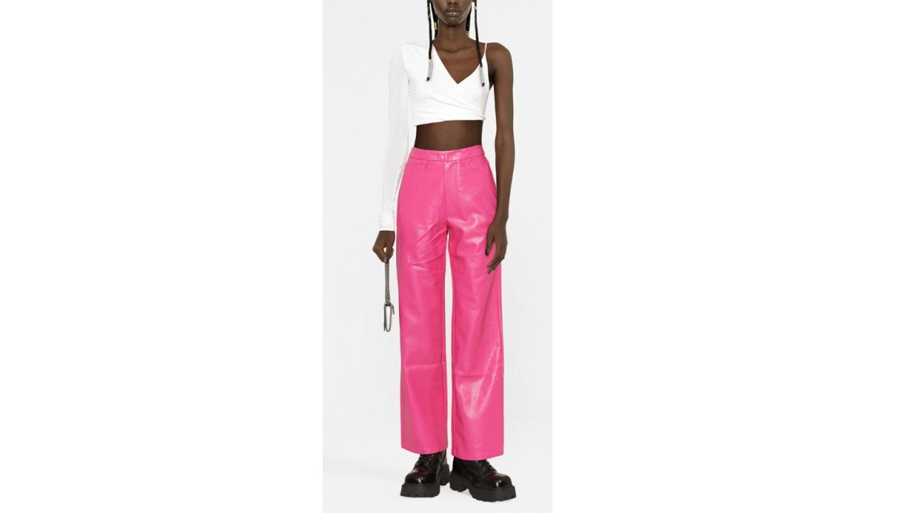 Rotate High-Waisted Wide-Leg Trousers