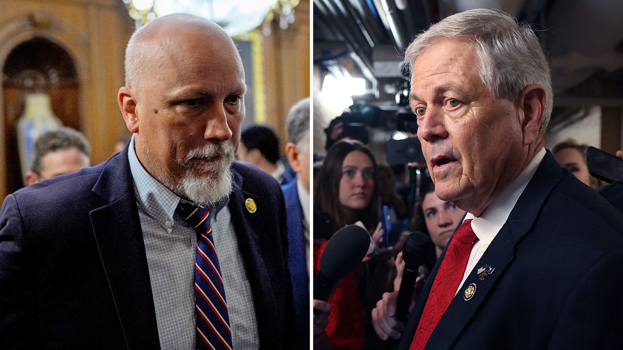 Rep. Chip Roy, left, and Rep. Ralph Norman, both pictured in May.