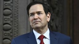El secretario de Estado estadounidense, Marco Rubio, asiste a una reunión con su homólogo francés en París, Francia, el jueves.