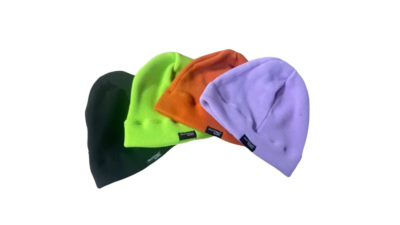 runmitts Double Velour Fleece Beanies in four colors