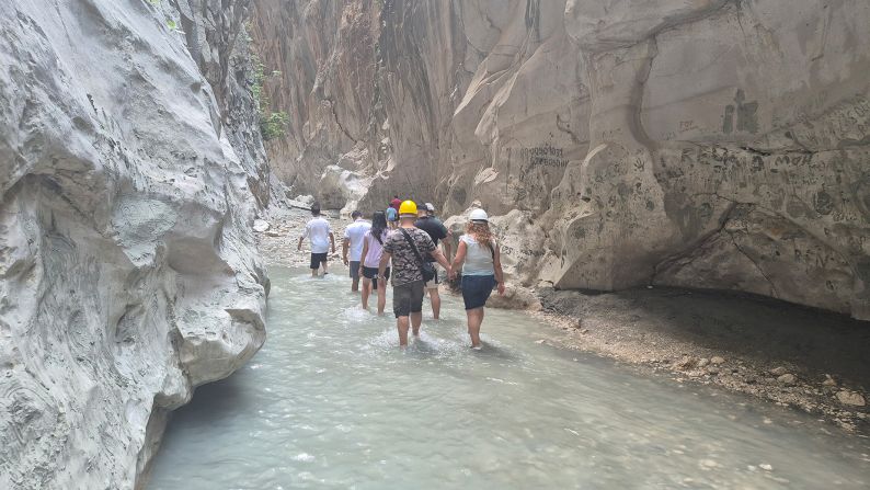 <strong>Going deep:</strong> While the gorge's lower reaches can get busy, fewer people venture further up where the terrain gets tricky.