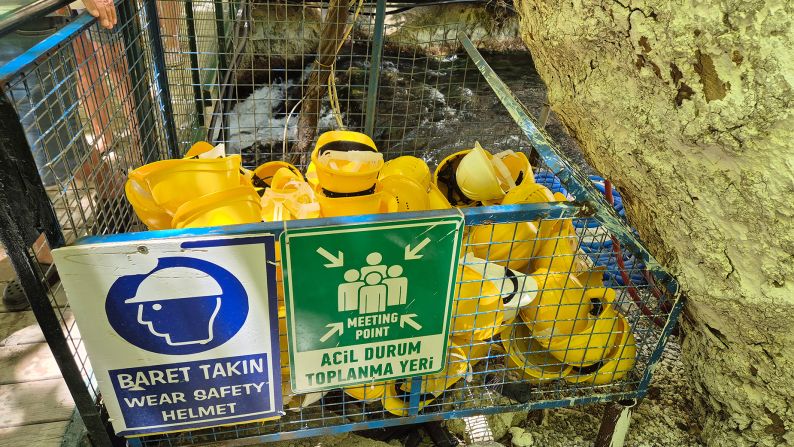 <strong>Safety first:</strong> Hard hats are advised for people exploring the canyon. Accidents are not unheard of, especially after heavy rain leads to flash flooding.