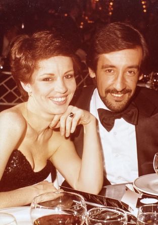 <strong>Glamorous moments:</strong> Stefano's work led the couple to enjoy some great parties and a "glamorous and exciting" social life, as Stefano puts it. Here they are in 1979 in Los Angeles, California.