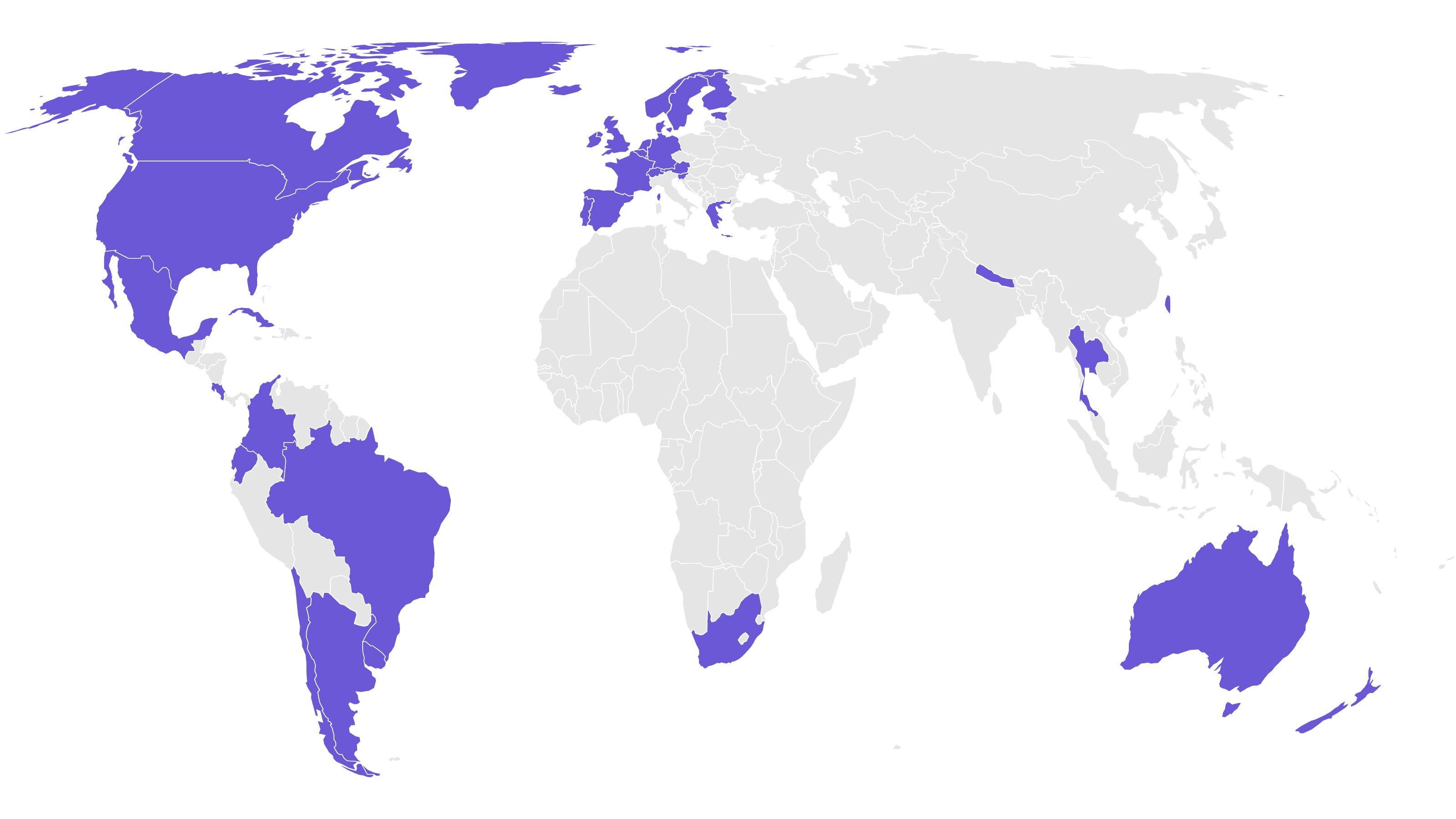 Map Countries where same sex marriage is legal CNN 