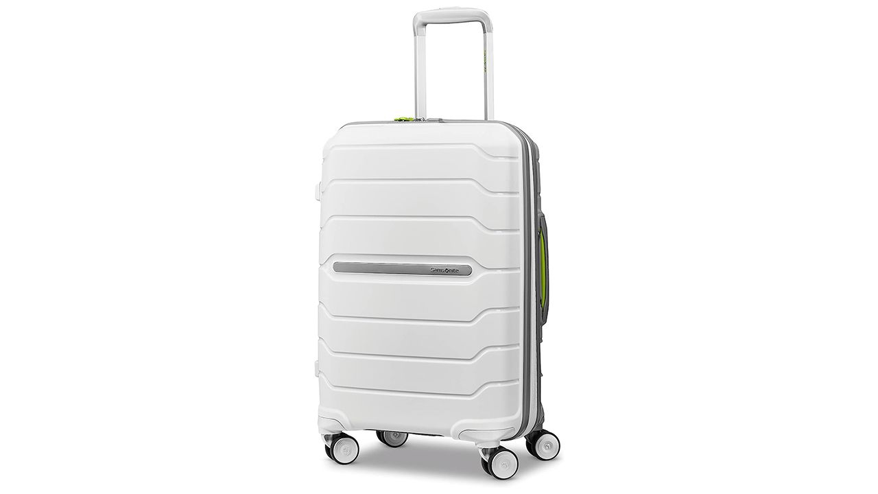 A photo of the Samsonite Freeform Spinner carry-on bag