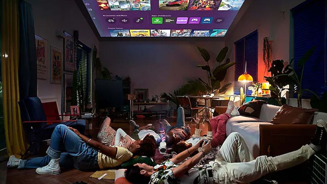 samsung freestyle projector outdoor