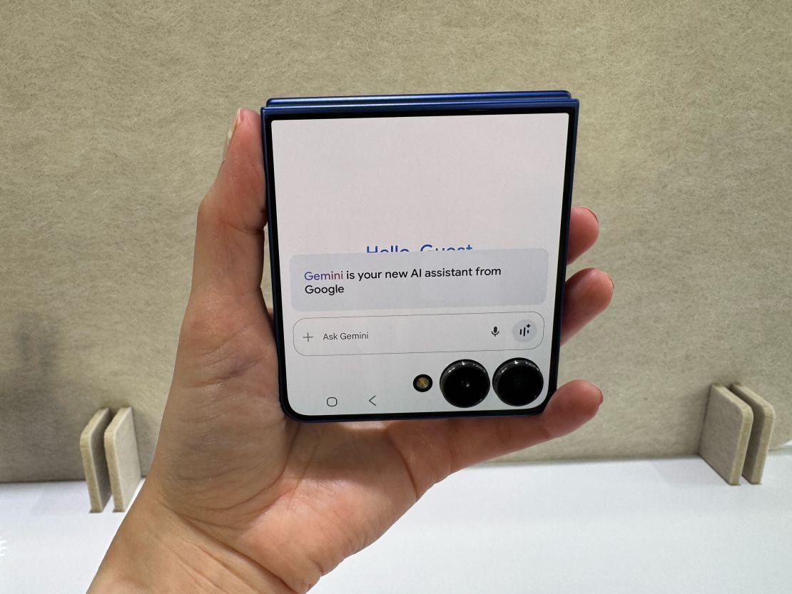 Samsung's new Galaxy Flip 7 has a larger cover screen.