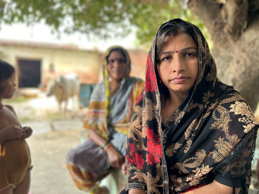 Sapna Singh in Paina Bujurg village in Shahjahanpur, Uttar Pradesh, India, on September 21, 2025.