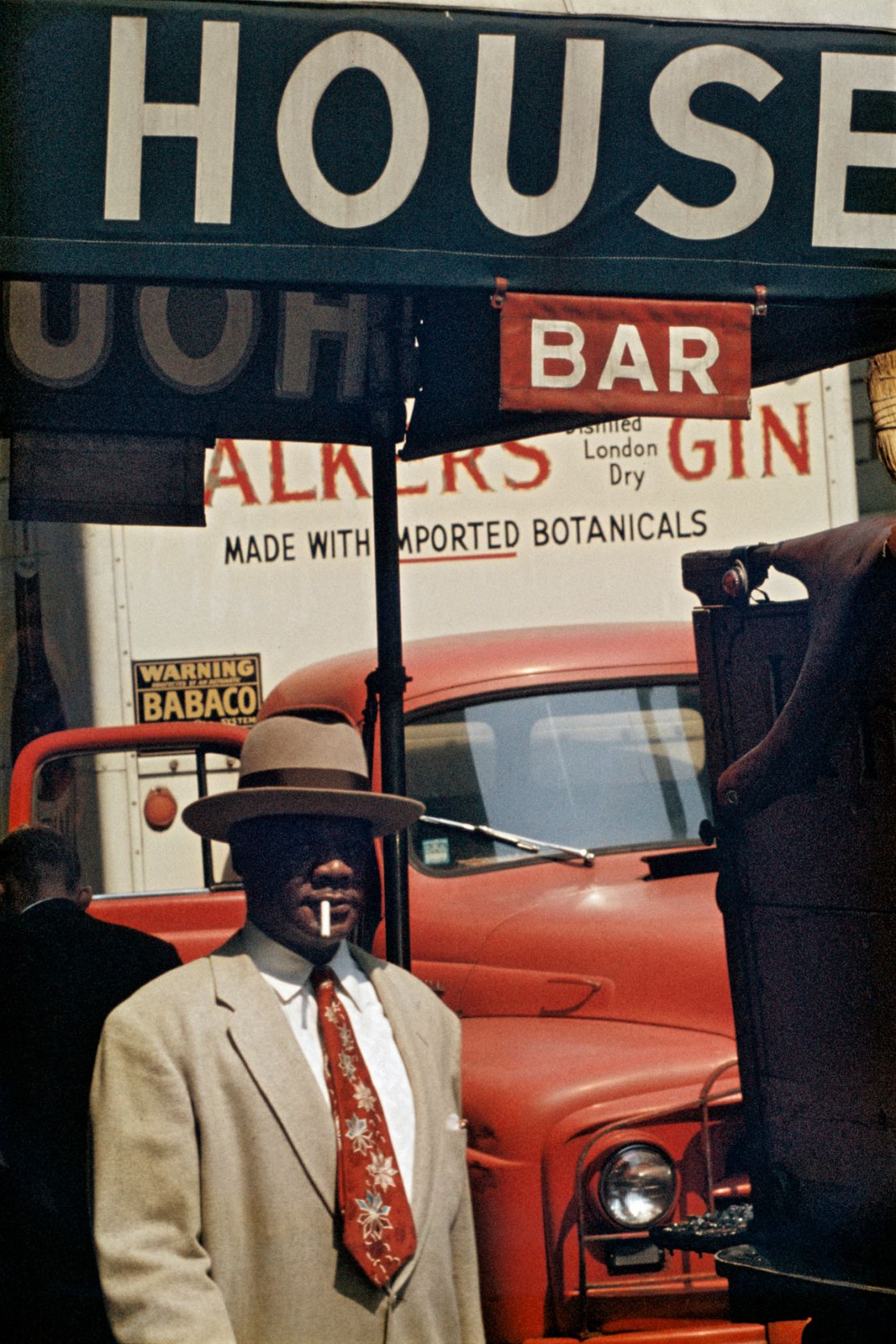 "Harlem," 1960. Leiter believed paintings were made but photographs were found.