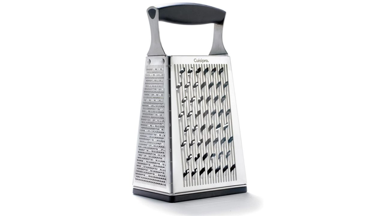 SMALL Stainless Steel Box Cheese Carrot Food Grater Shredder Hand Held easy  GRIP