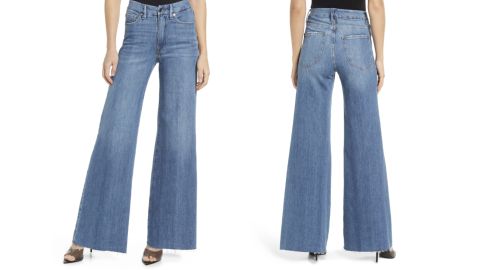 Good American Good Waist Palazzo Jeans