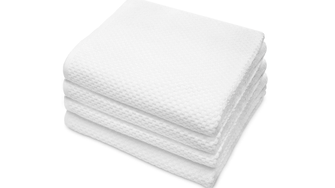 Cotton Craft Euro Spa Waffle Woven Bath Towels