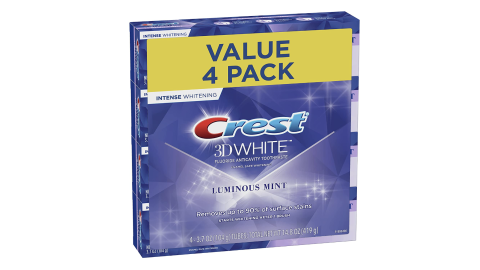 Crest 3D White Luminous Mint Teeth Whitening Toothpaste cnnu