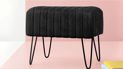 Hashtag Home Defranco Upholstered Ottoman