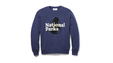 Parks Project national park print crew neck sweatshirt