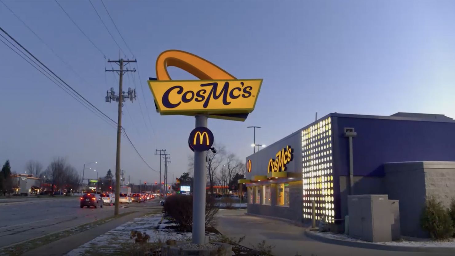 McDonald's starts testing CosMc’s in Bolingbrook, Illinois this week.