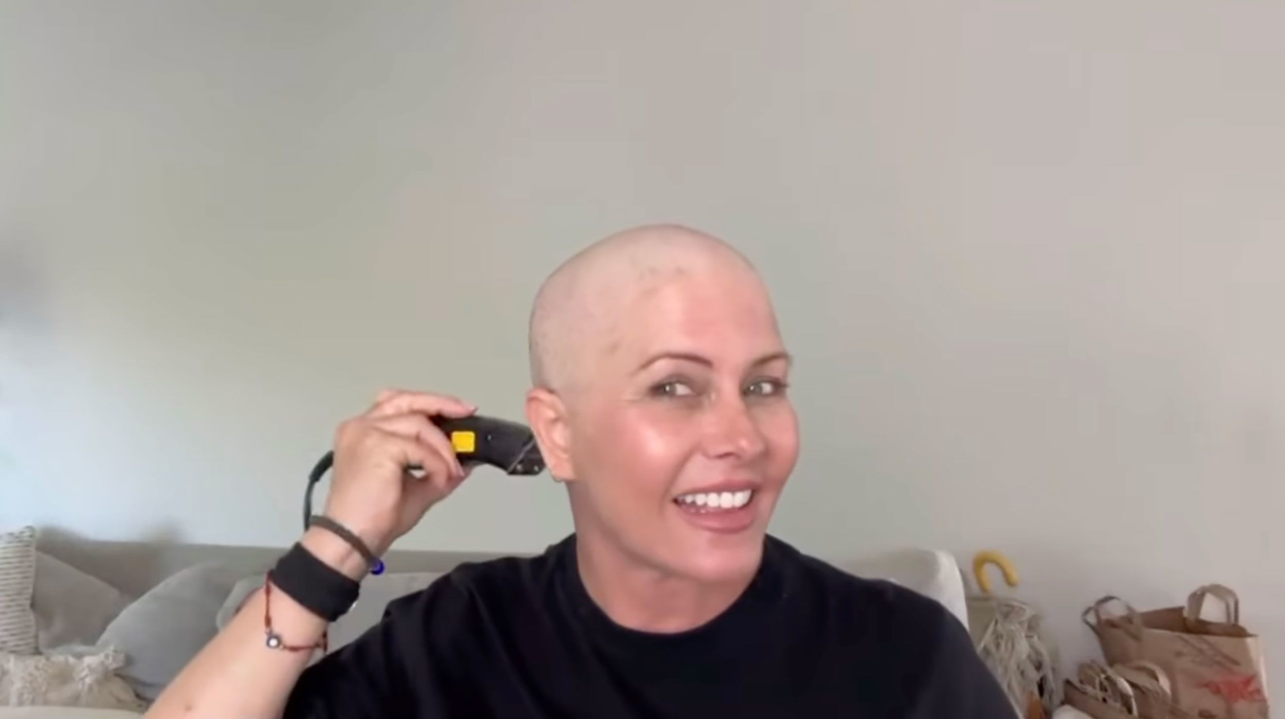 Nicole Eggert shaves her head amid treatment for breast cancer | CNN