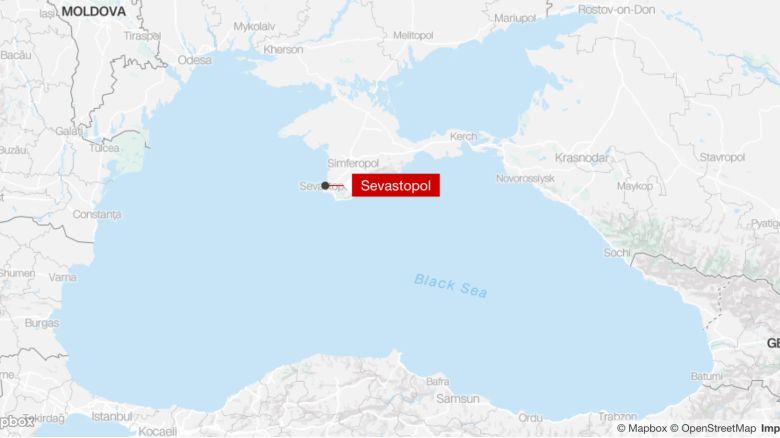 Ukraine says it hit two Russian naval vessels, along with a communications center and several other facilities belonging to the Black Sea Fleet, in a huge overnight attack on the Crimean port of Sevastopol.