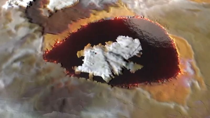 NASA-flyby onthult lavameer, “Steeple Mountain” op Jupiters maan Io