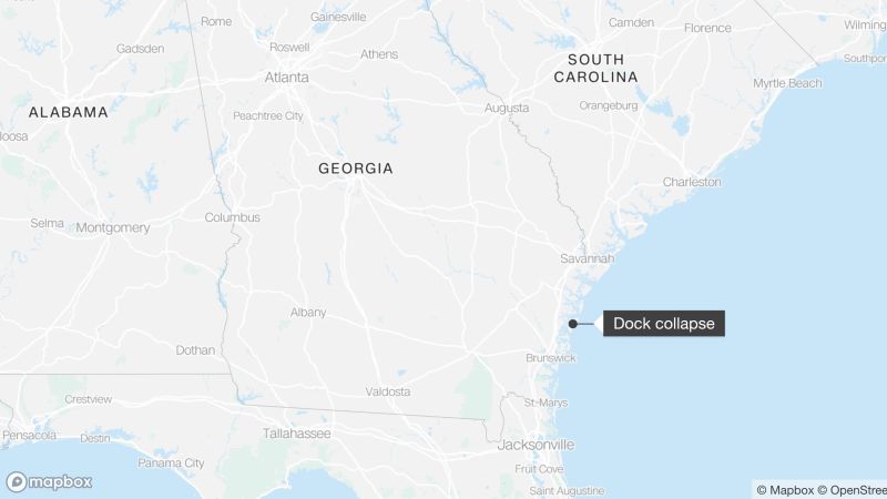 Sapelo Island, Georgia: At least seven dead when boat dock collapses