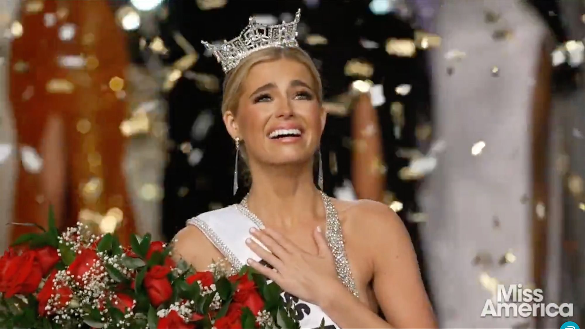 Abbie Stockard, representing Alabama, was crowned Miss America on Sunday.