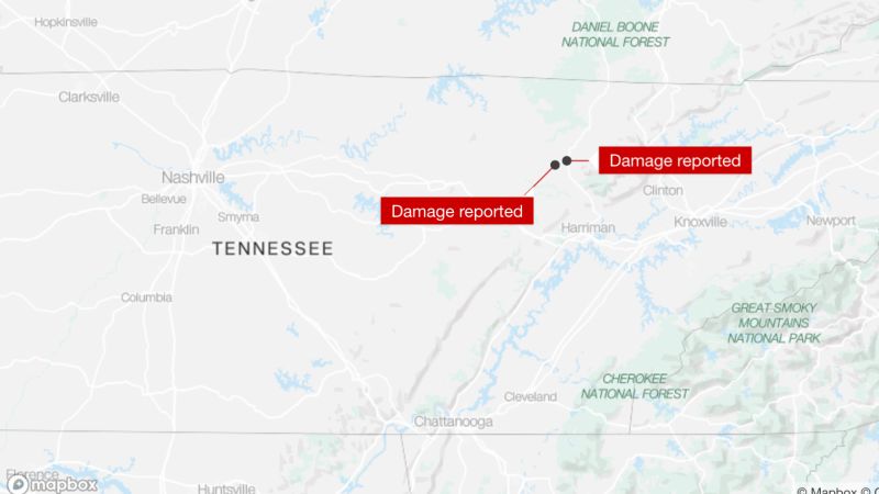 A mother and daughter have been killed in a suspected tornado event in a small East Tennessee community