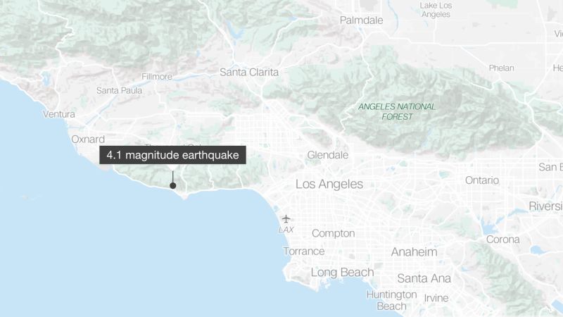 Magnitude 4.1 earthquake rattles Los Angeles County | CNN