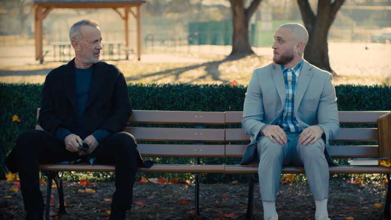 Chet Hanks enlists dad Tom Hanks for music video that recreates ‘Forrest Gump’ scenes